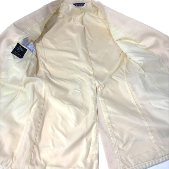 70's "After Six" Yellow Tuxedo Prom Wedding Formal Jacket - Size: 37 x Long - Picture 5 of 12